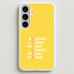 Mother Anagram Galaxy S25FE Case