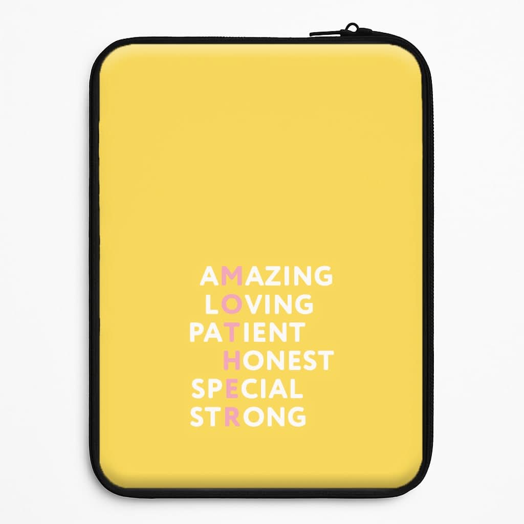 Mother Anagram Laptop Sleeve