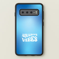 Aquarius Vibes Gradient Zodiac Galaxy S10 Case