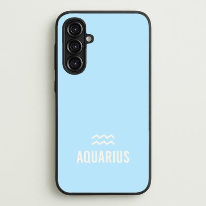 Aquarius Pastel Zodiac Galaxy A16 Case