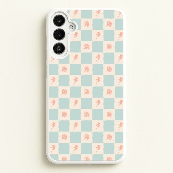 Patchwork Floral Pattern Galaxy A34 Case