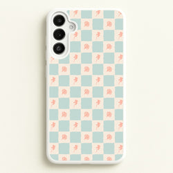 Patchwork Floral Pattern Galaxy A36 Case