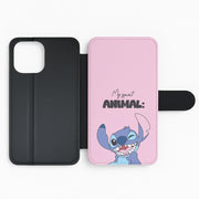 My Sprit Animal Blue Alien Flip / Wallet Phone Case 2
