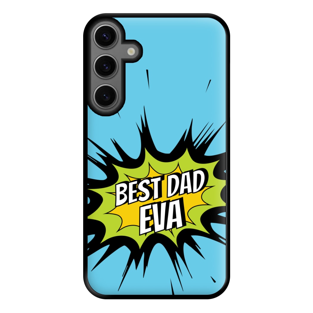 Comic Book Best Dad Eva Galaxy S25 Plus Case