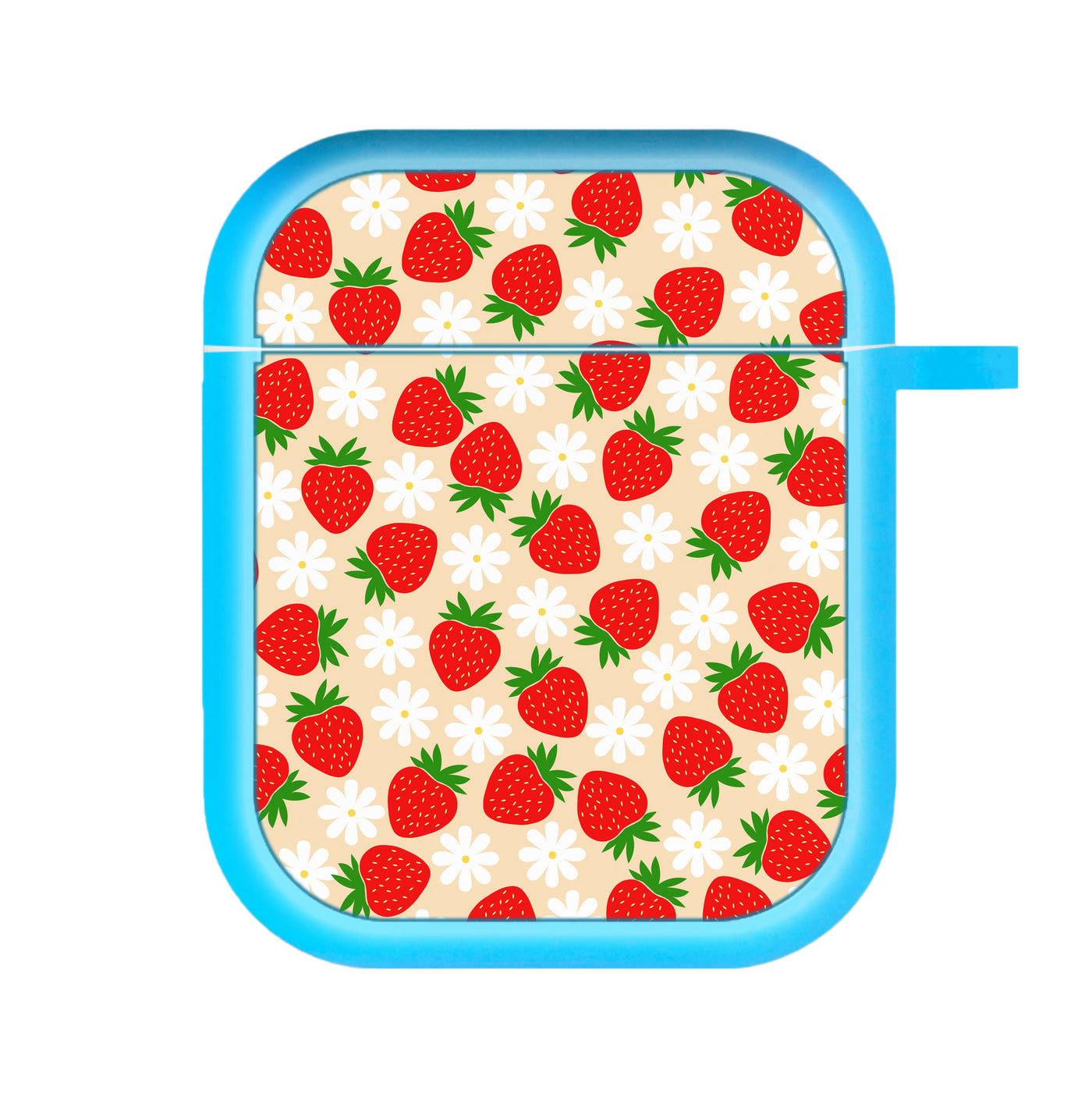 Strawberries and Flowers - Spring Patterns AirPods Case