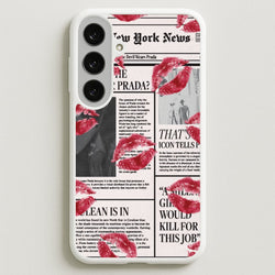 Headline Kisses Galaxy S25FE Case