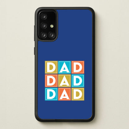 Dad Cubes Galaxy A71 Case