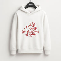 All I Want For Christmas Is You Stars Kids Hoodie