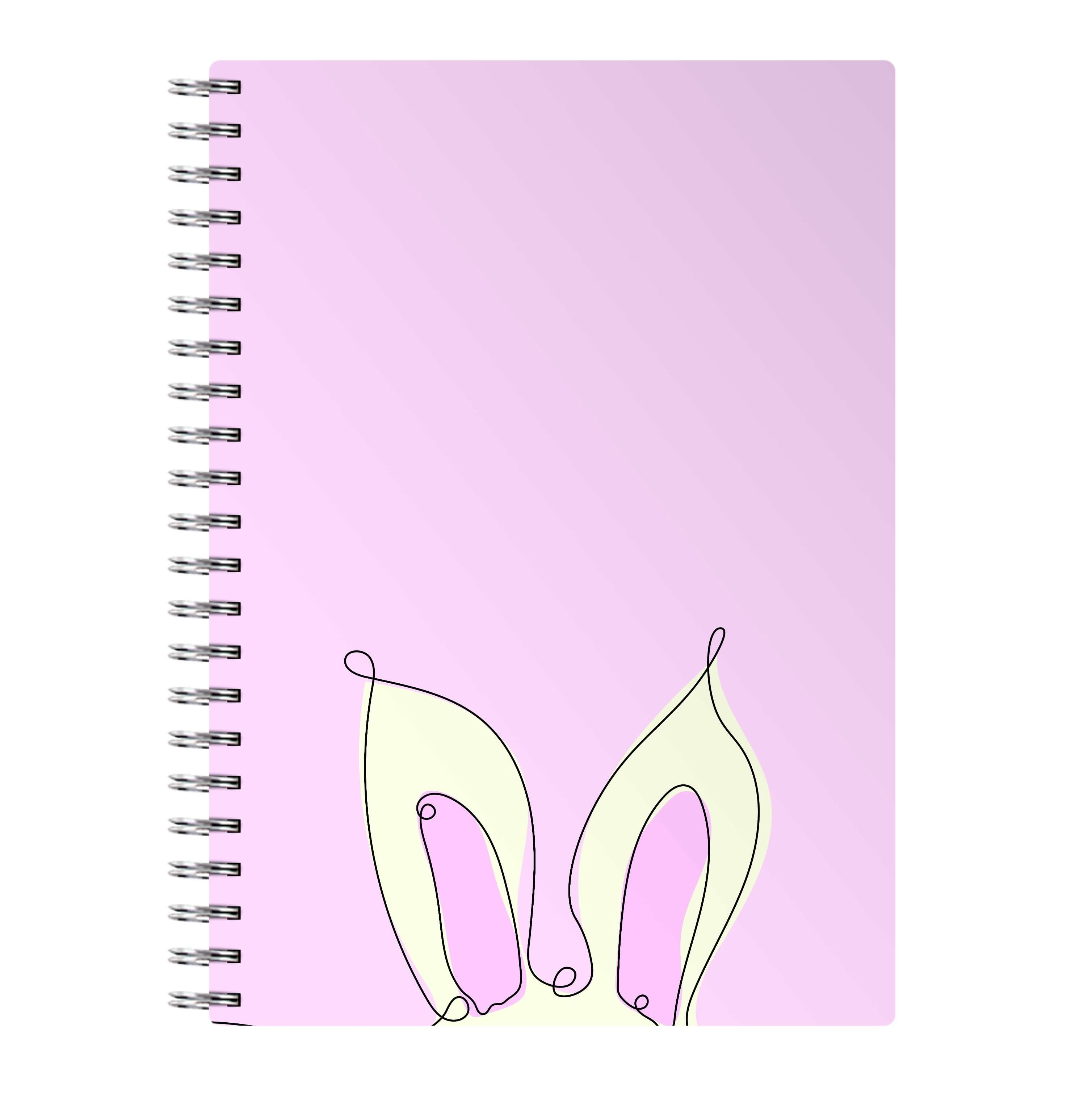 Outline Bunny Ears Notebook