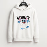 Spooky Cute Blue Alien Kids Hoodie