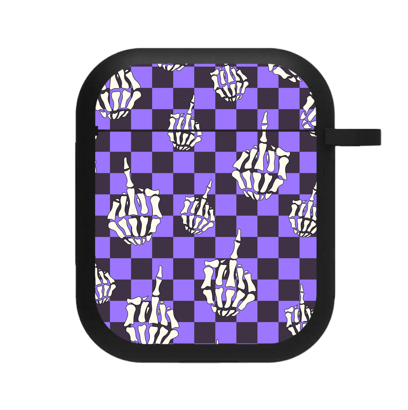 Purple Middle Finger AirPods Case