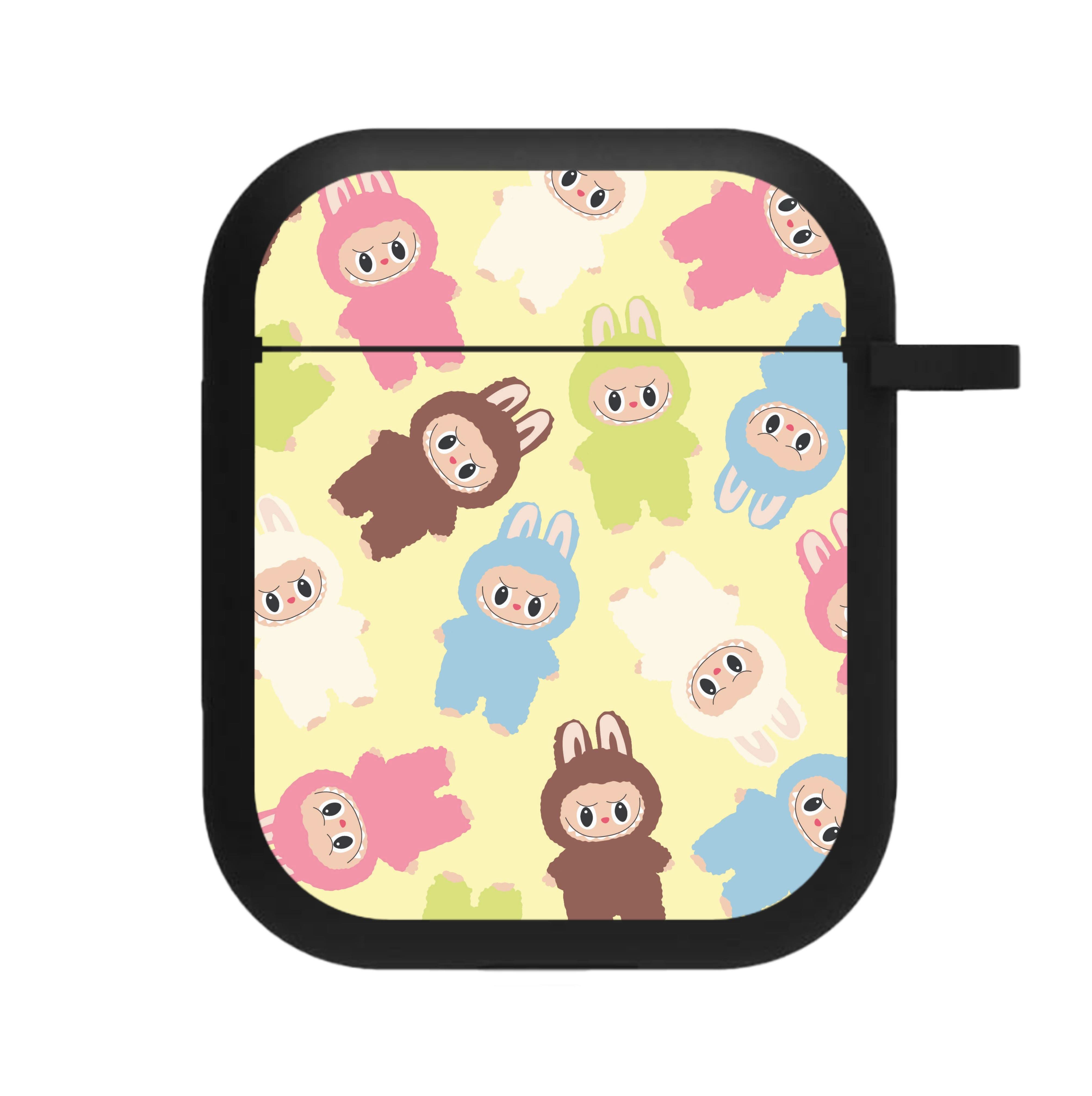 Colourful Little Monsters Pattern AirPods Case