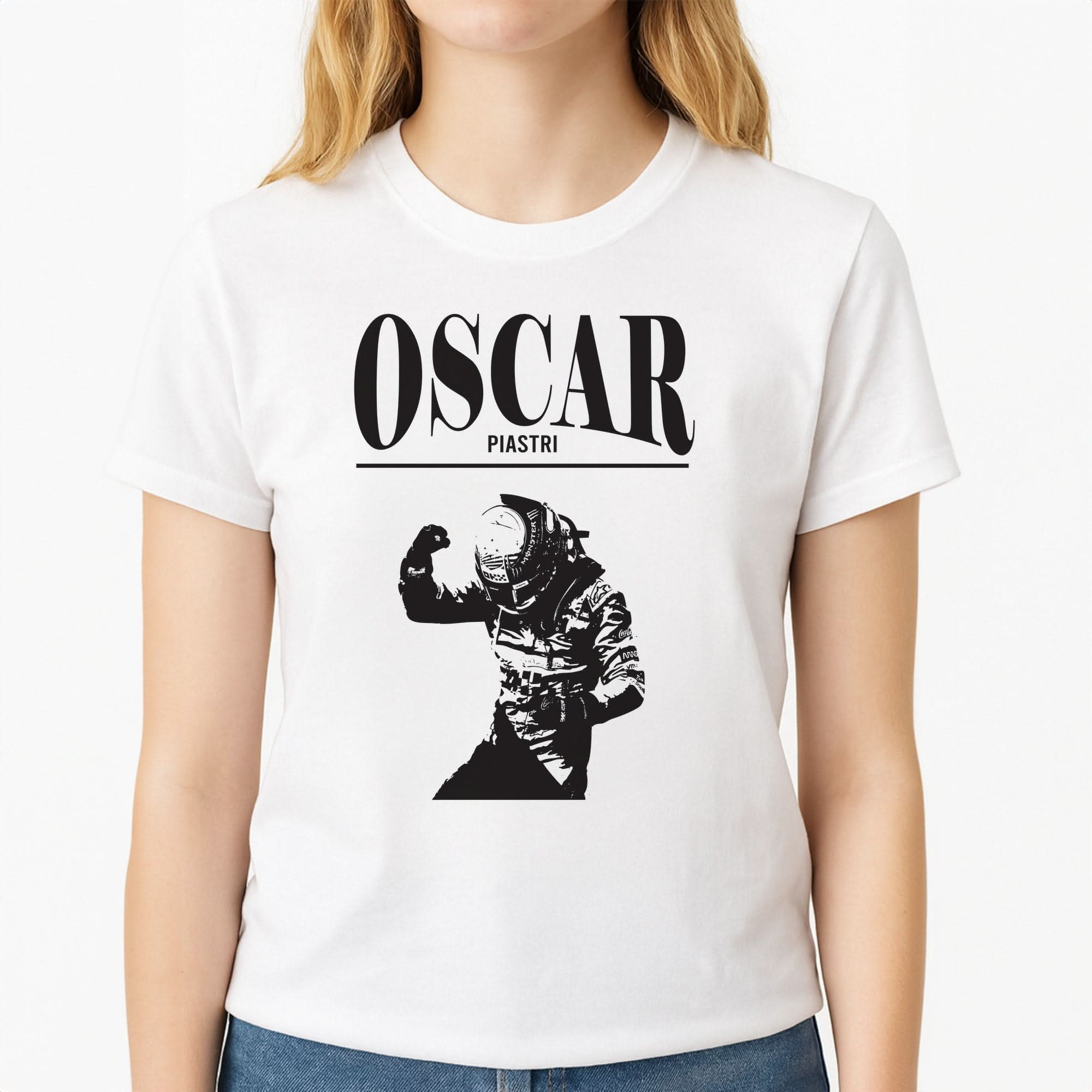 Oscar Orange And Black Womens T-Shirt
