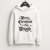 Merry Christmas You Filthy Muggle Kids Hoodie
