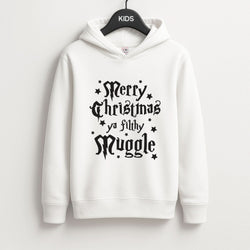 Merry Christmas You Filthy Muggle Kids Hoodie