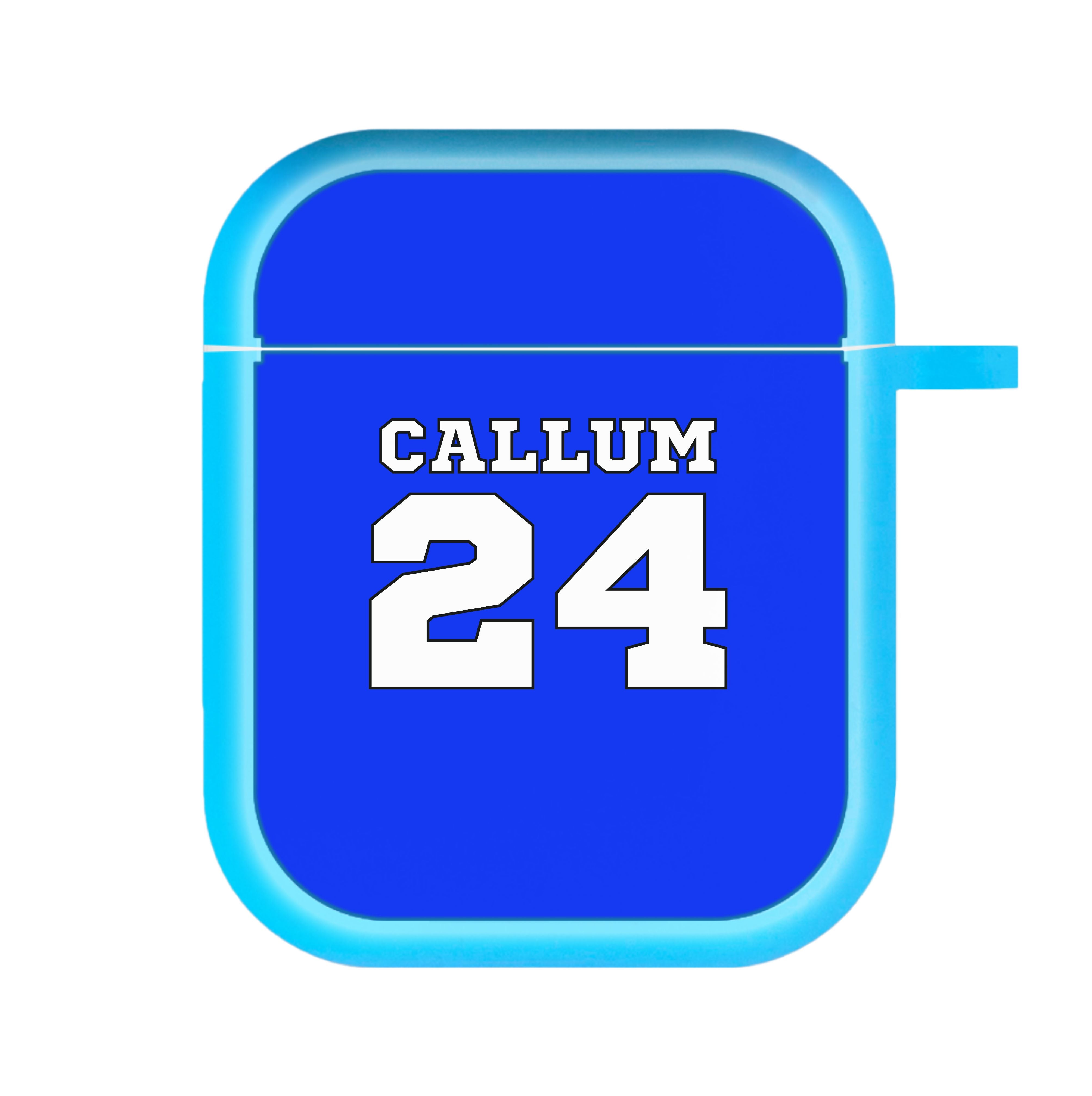 Dark Blue - Personalised Football AirPods Case