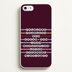 Concert Bracelets  iPhone 5 / 5s / SE 2016 Case