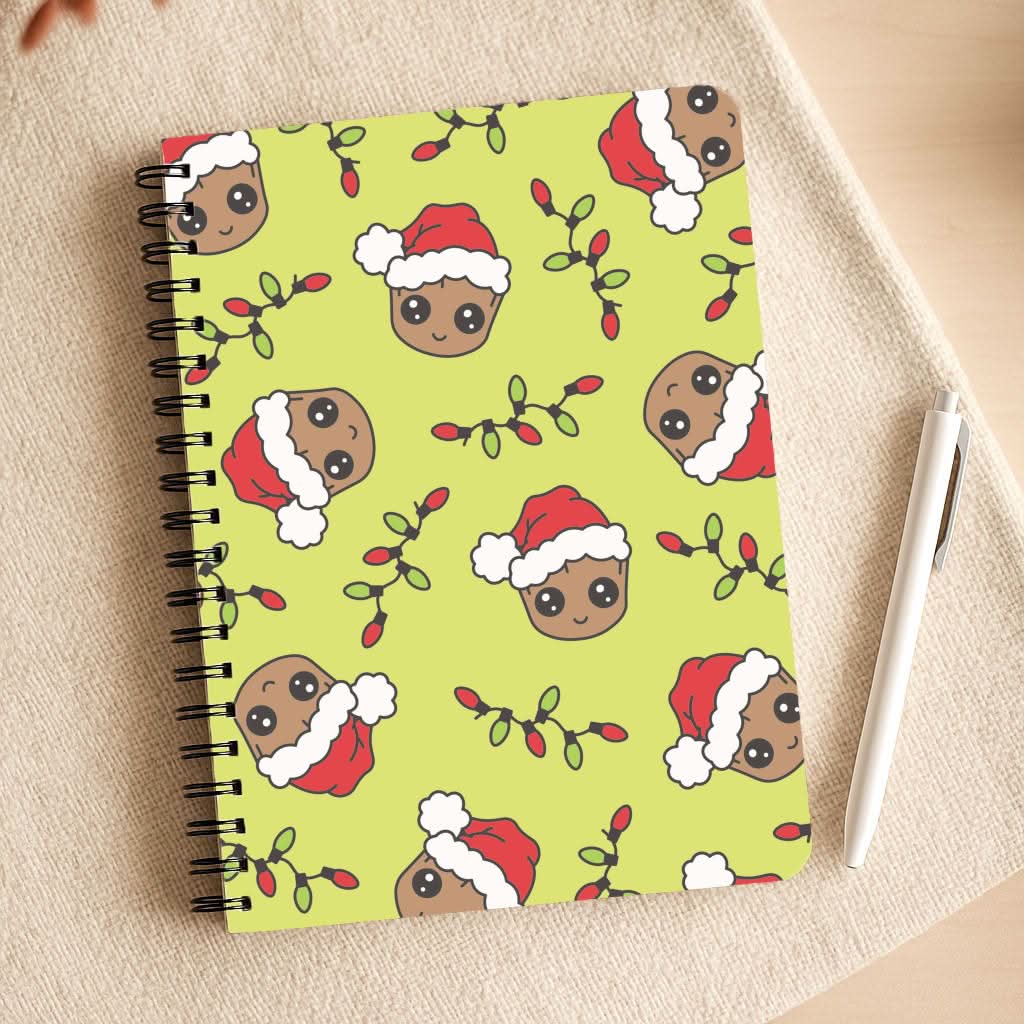 Christmas Tree Hero Pattern Notepad