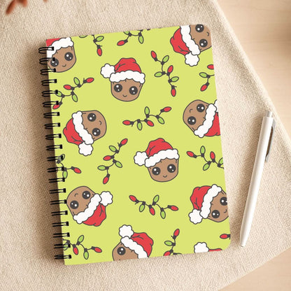 Christmas Tree Hero Pattern Notepad