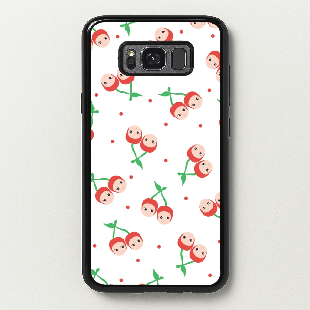 Cherry Angels Pattern Galaxy S8 Plus Case