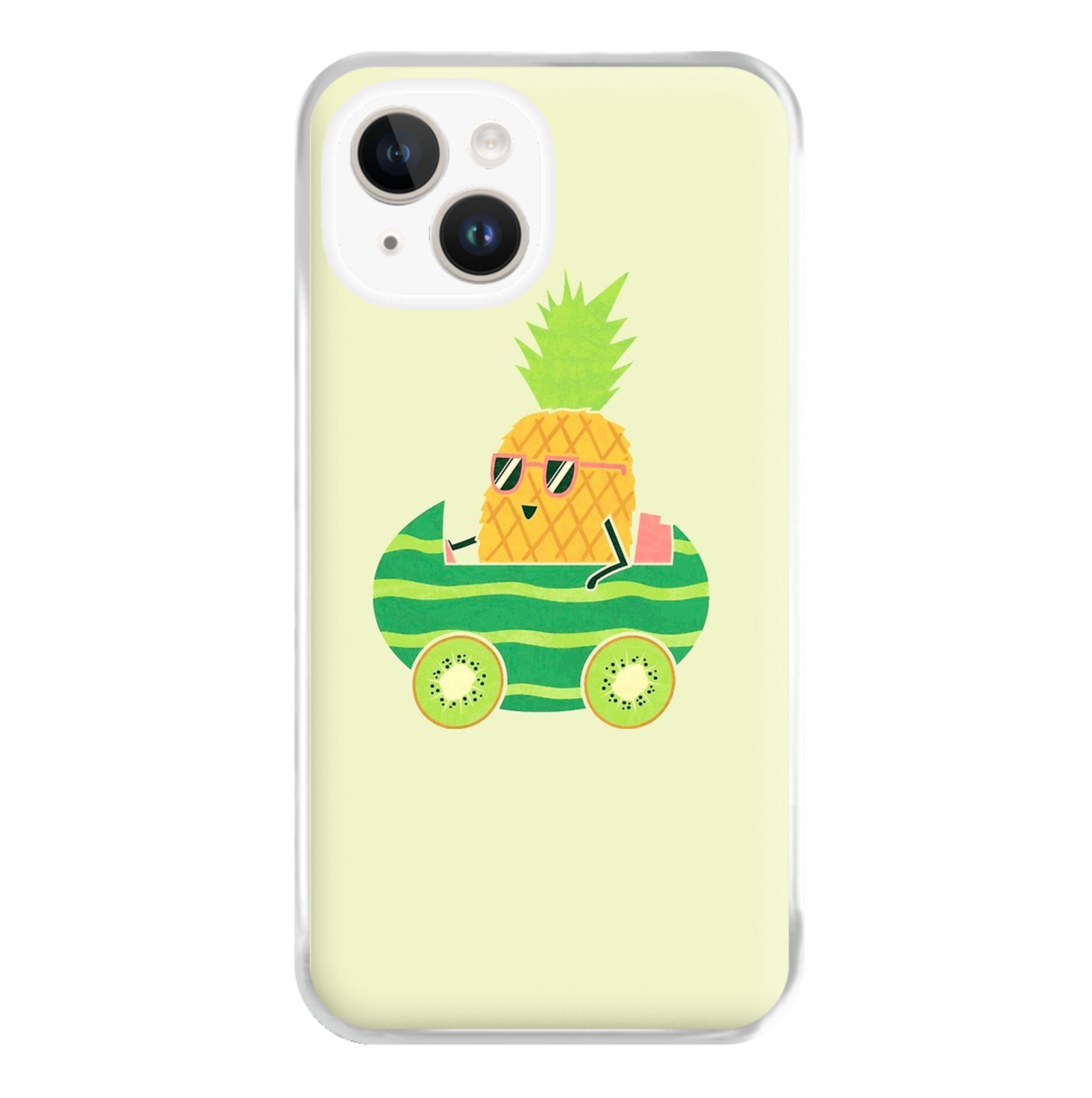 Summer Drive Pineapple Phone Case