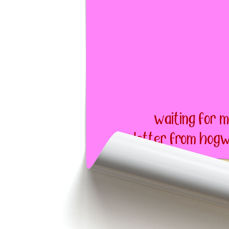 Waiting For My Letter - Harry Potter Poster