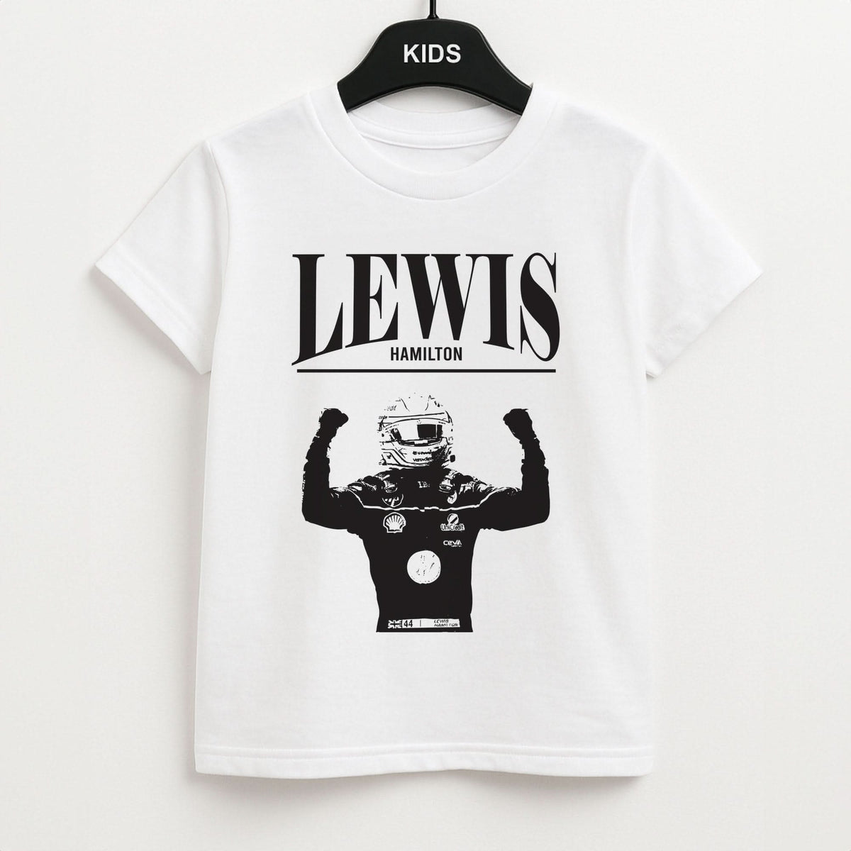 Lewis Red And Gold Kids T-Shirt