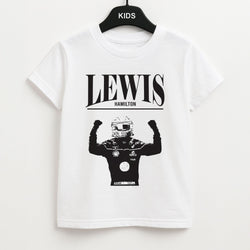Lewis Red And Gold Kids Unisex T-Shirt
