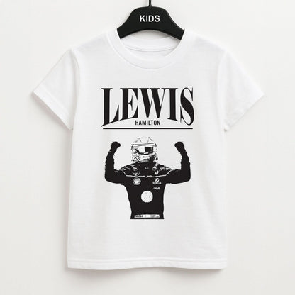 Lewis Red And Gold Kids Unisex T-Shirt