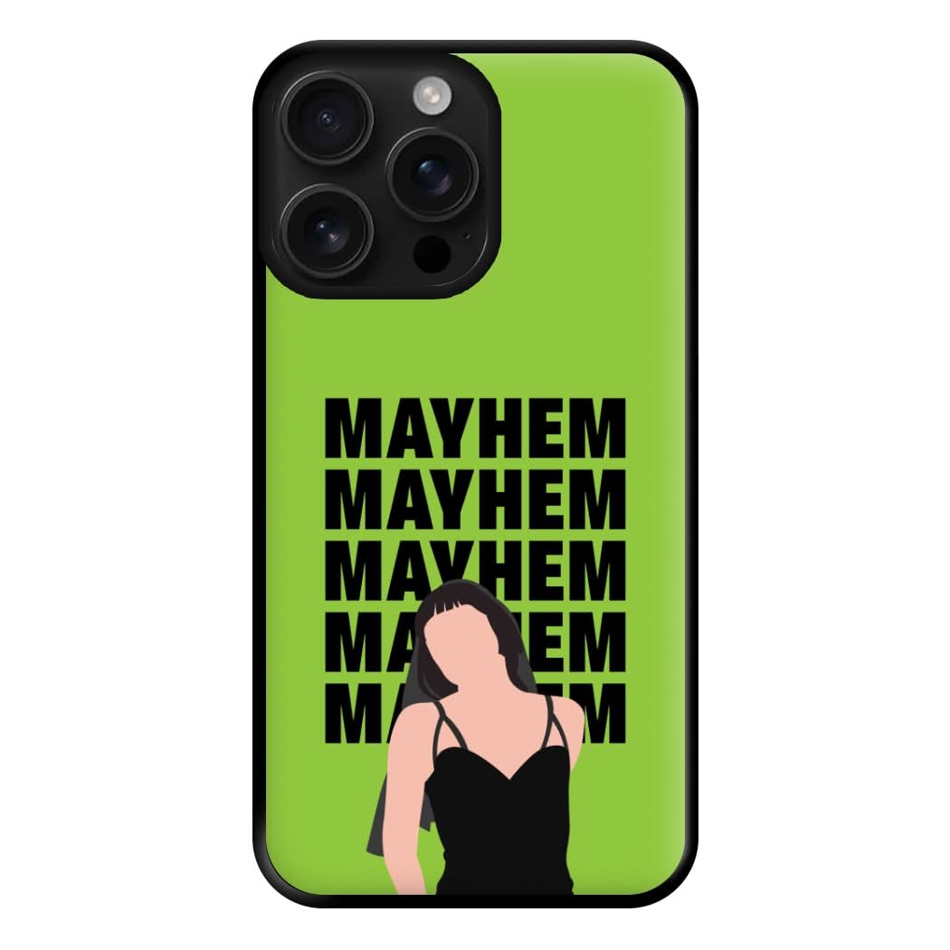 Neon Green Mayhem Phone Case for Apple iPhone, Samsung Galaxy, Huawei and Google Pixel