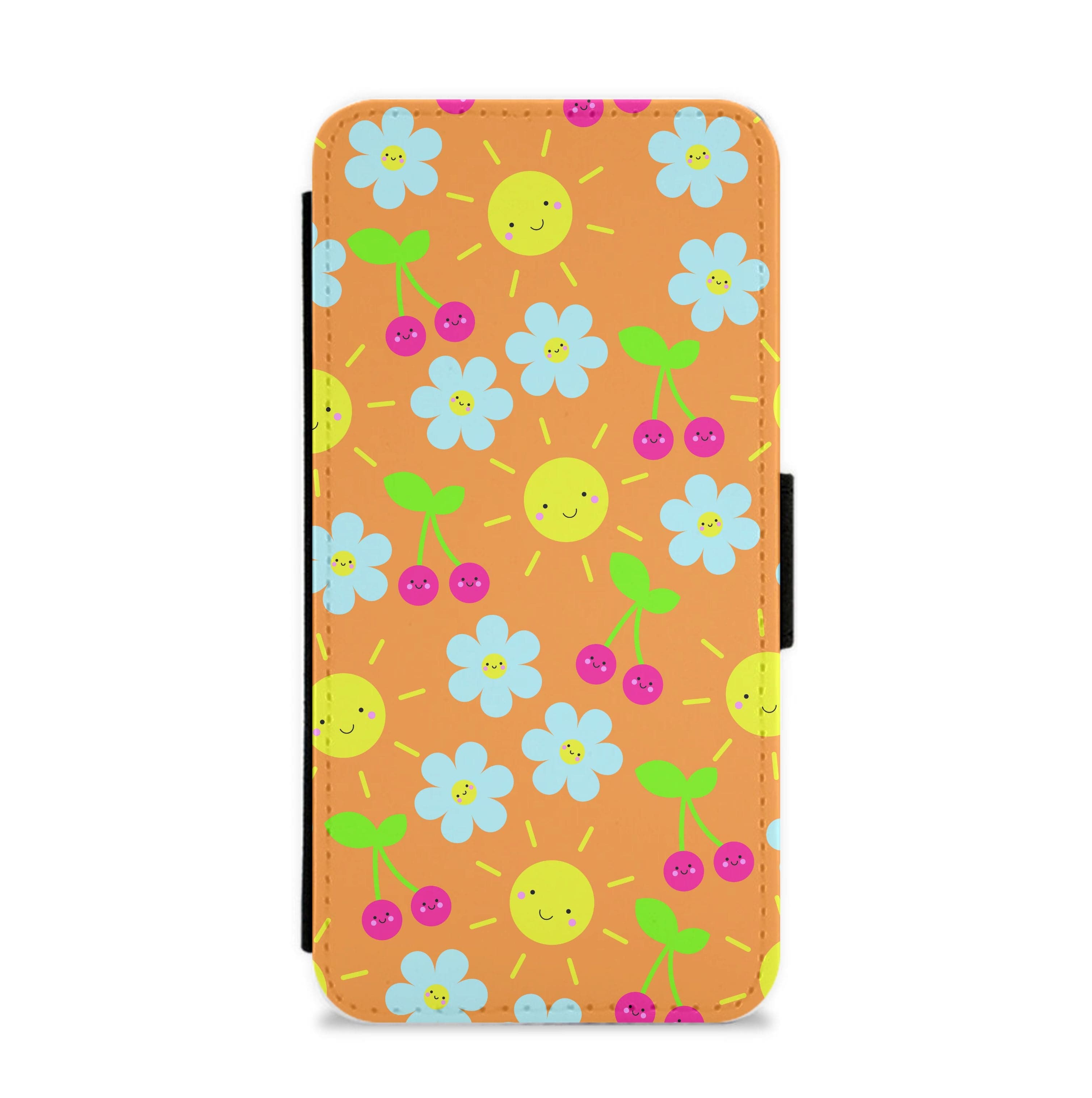 Vibey Pattern - Summer Flip / Wallet Phone Case