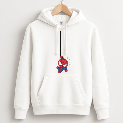 Blue Hanging Spider Hero Unisex Hoodie
