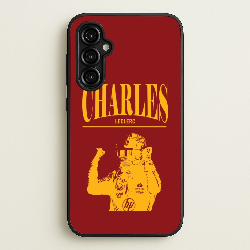 Charles Red And Gold Galaxy A54 Case