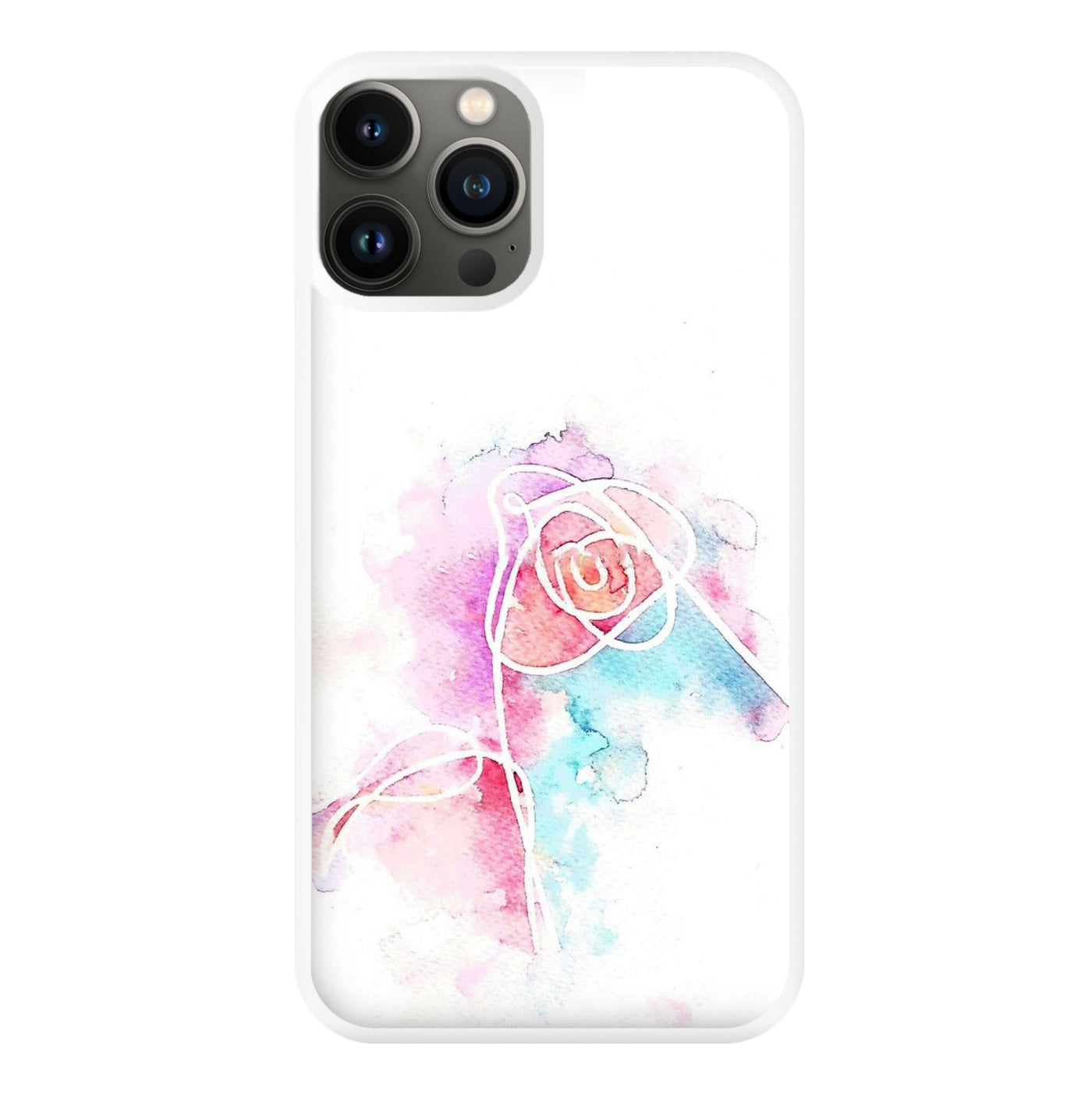 BTS Love Yourself Watercolour Painting Phone Case