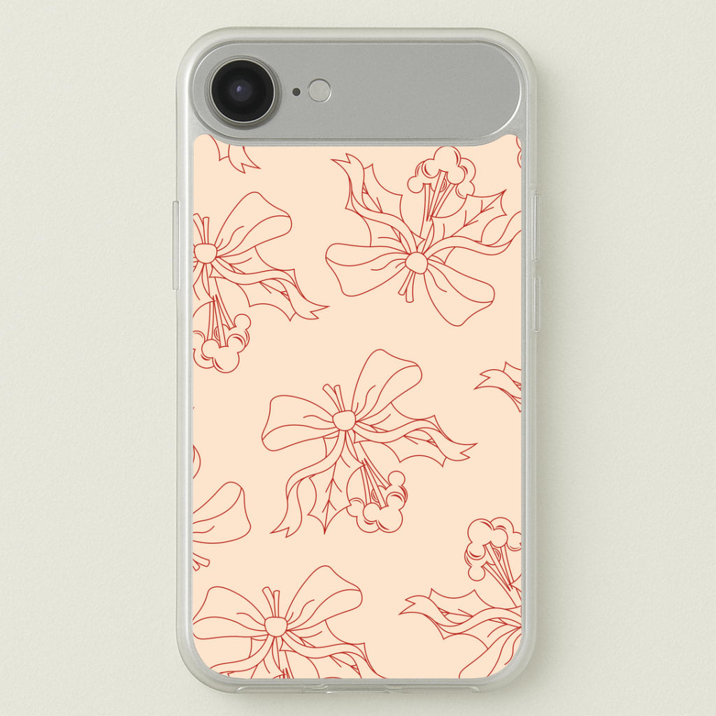 Cartoon Mouse Holly Pattern iPhone 17 Air Case