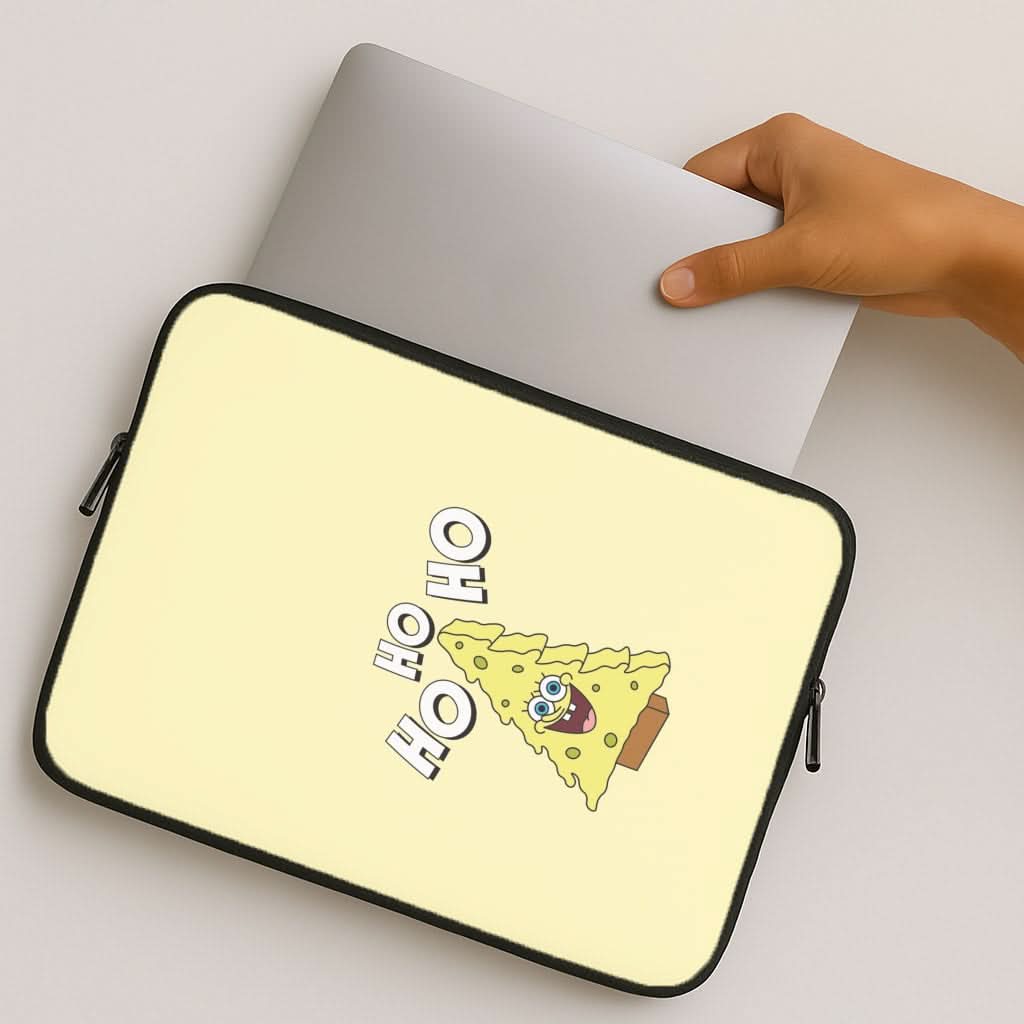 Christmas Tree Cartoon Sponge MacBook Cover
