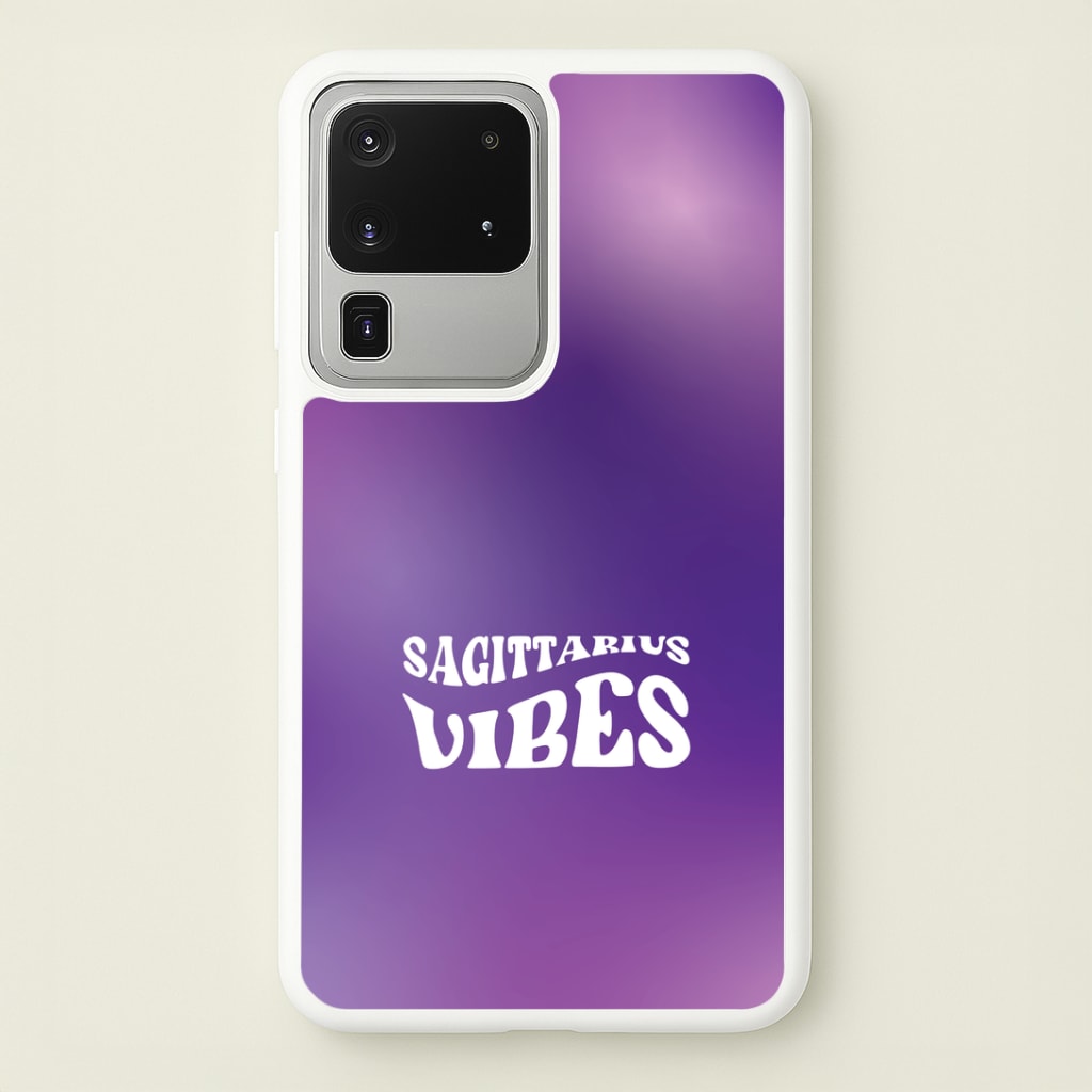 Sagittarius Vibes Gradient Zodiac Galaxy S20 Ultra Case