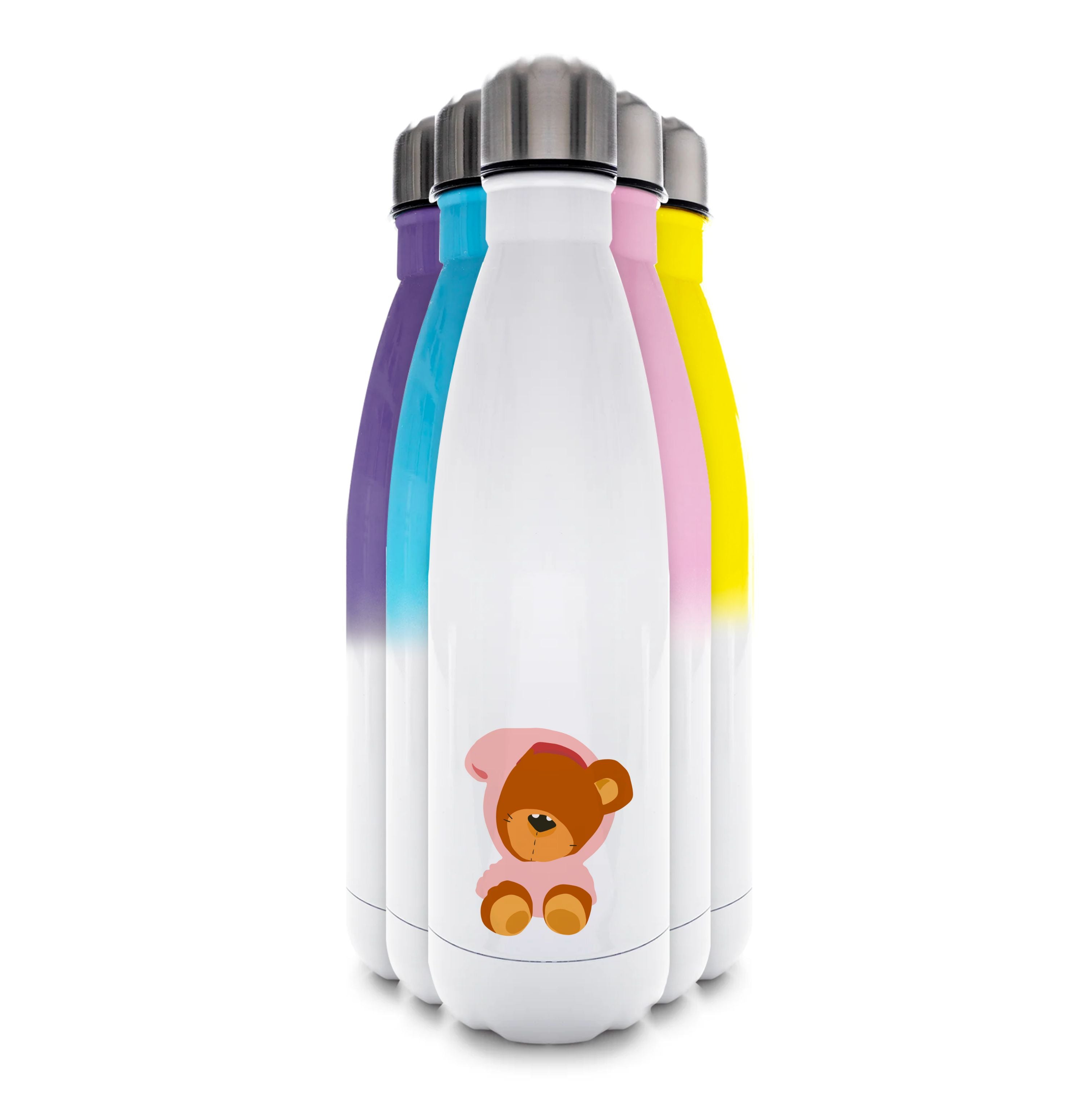 Teddy Bear Changes - Justin Water Bottle