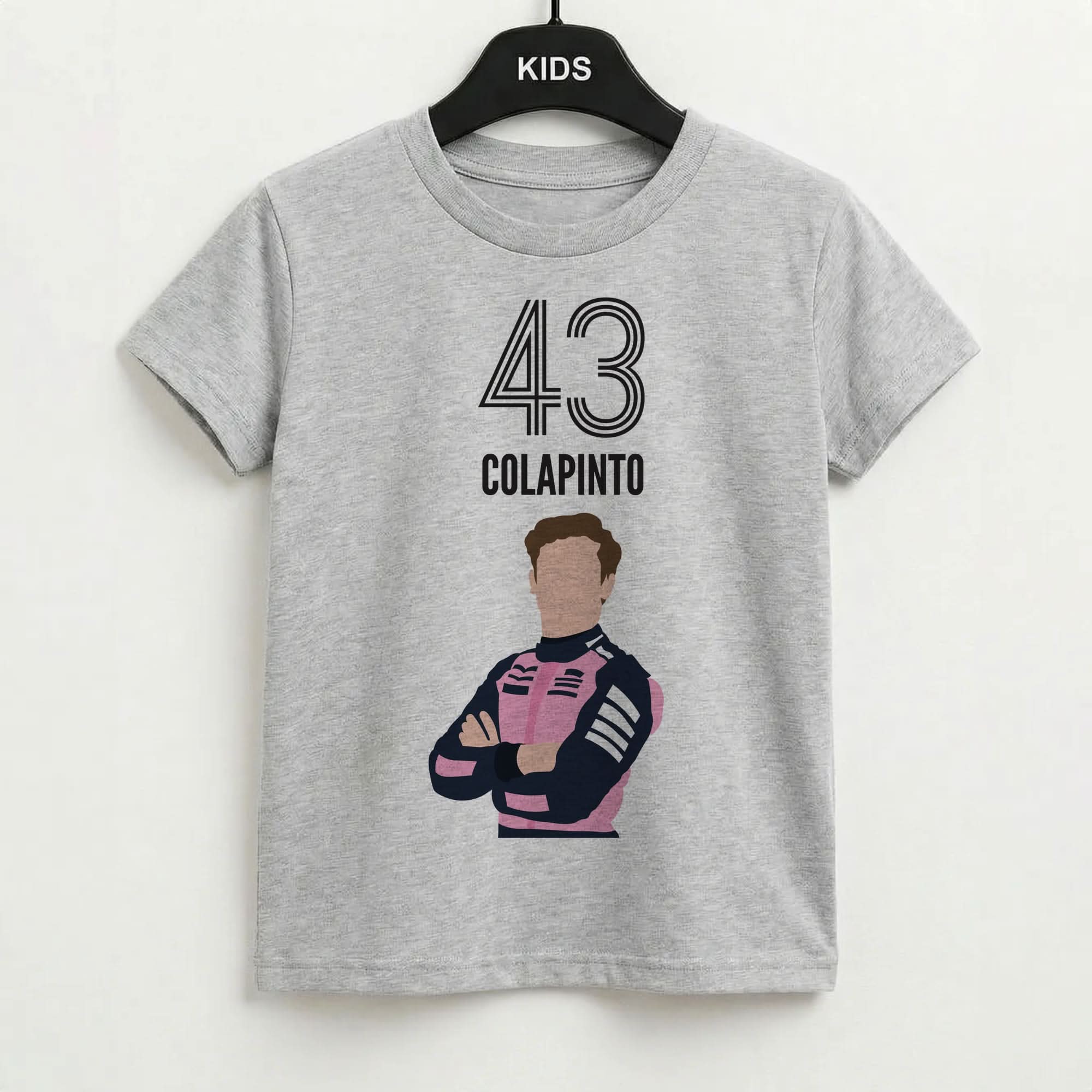 Colapinto 2026 Grey Kids T-Shirt
