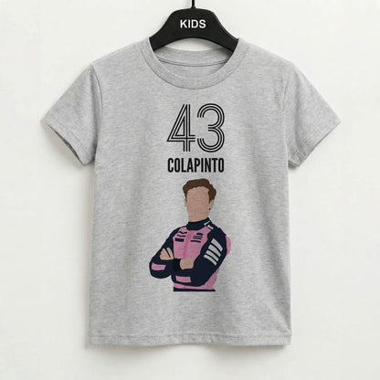 Colapinto 2026 Grey Kids T-Shirt