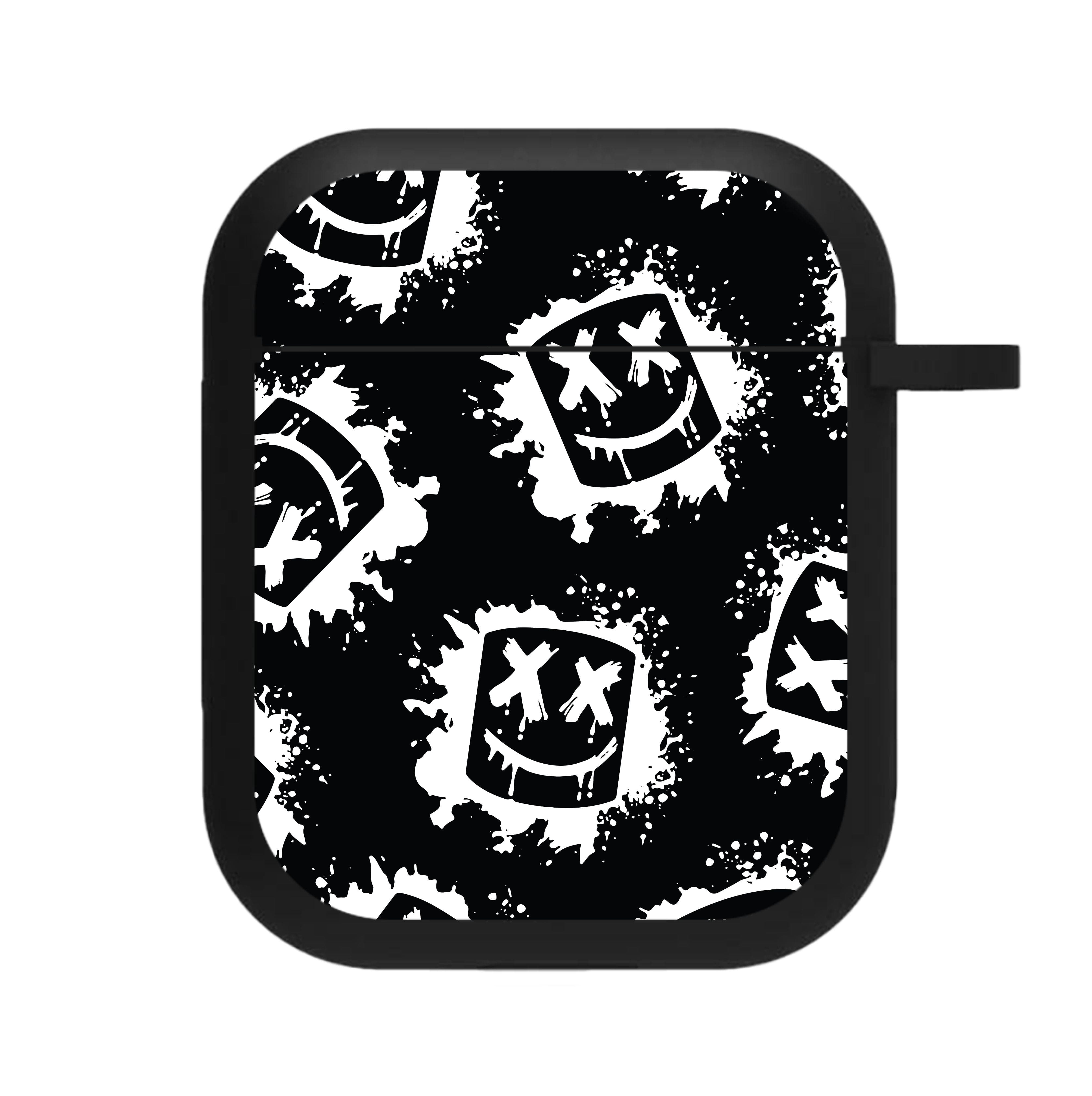 Black And White Helmet DJ Pattern AirPods Case