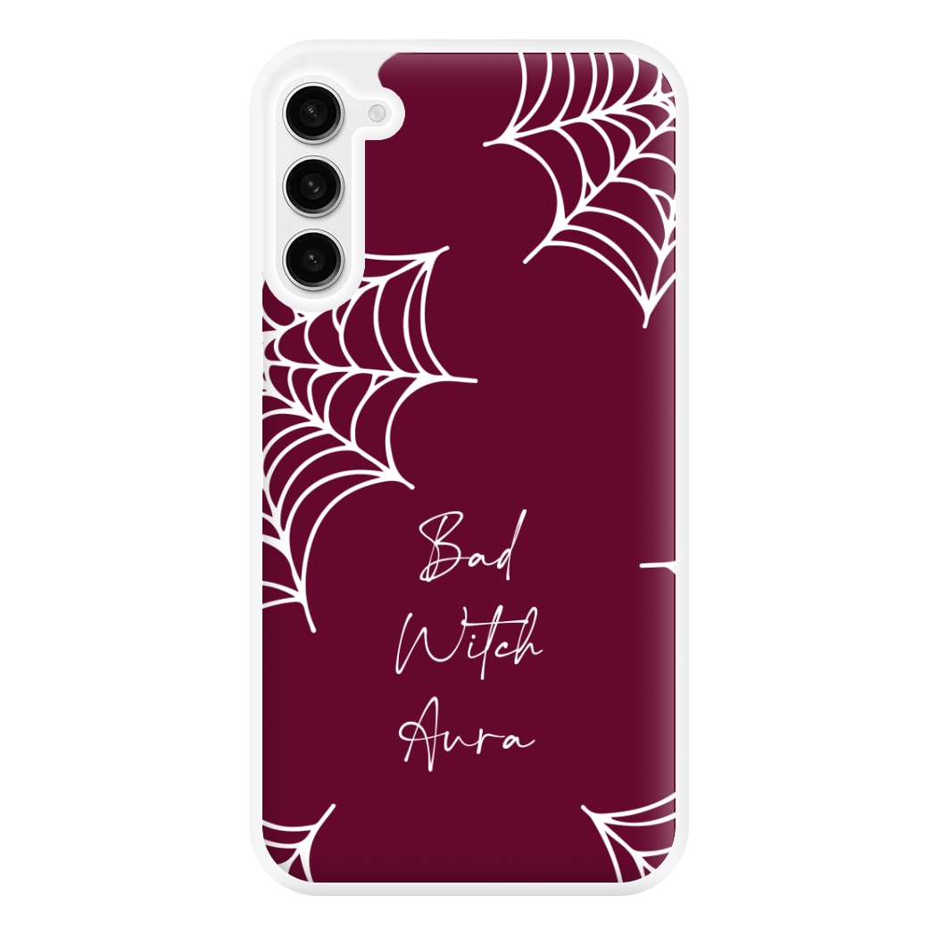 Bad Witch Aura Spider Webs Galaxy S23 Plus Case
