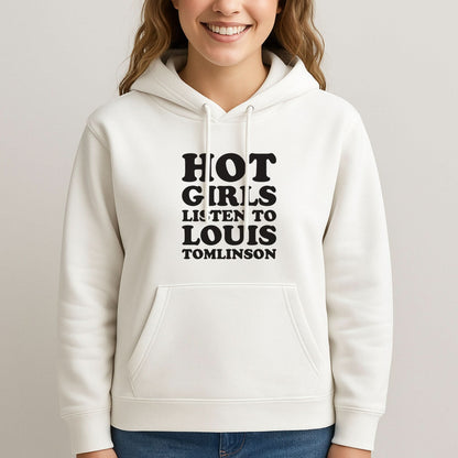 Hot Girls Listen To Louis Womans Hooded Sweatshirt