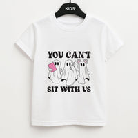 You Can't Sit With Us Ghosts Kids T-Shirt