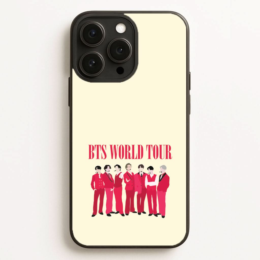 K-Pop Band World Tour 2026 Phone Case for Apple iPhone, Samsung Galaxy, Huawei and Google Pixel