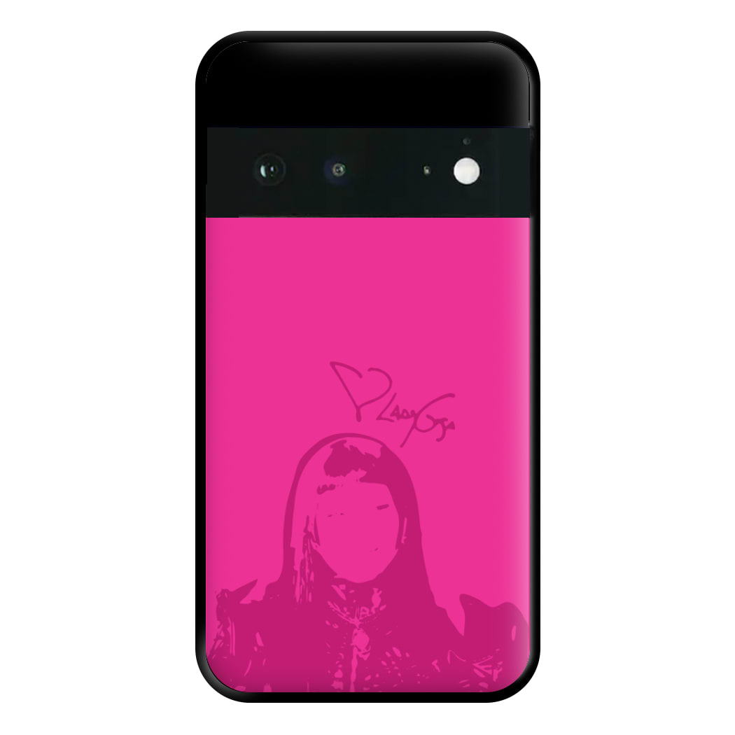 Pink Gaga Silhouette  Google Pixel 6 Case