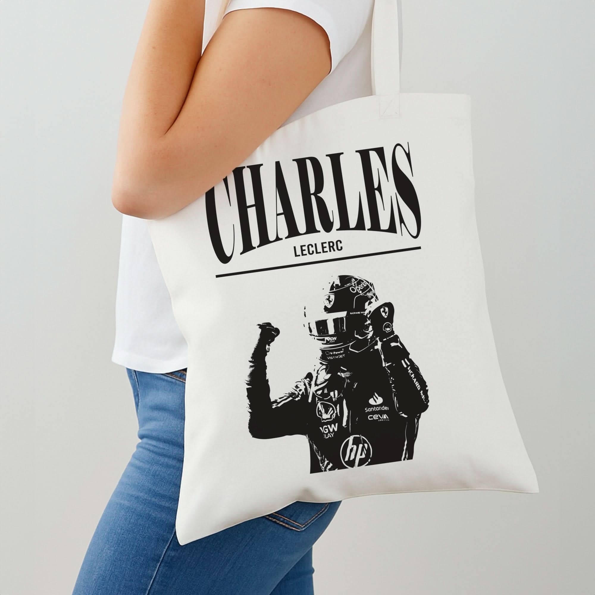 Charles Red And Gold Shoulder Bag