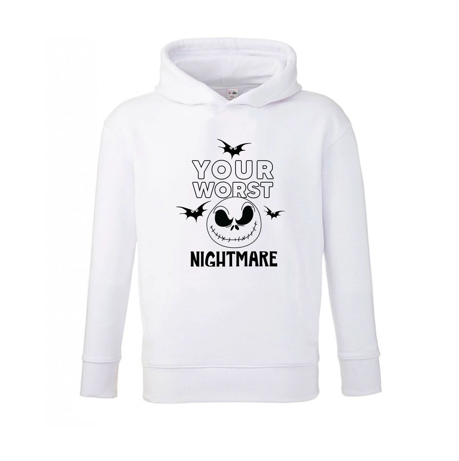 Your Worst Nightmare Purple Kids Hoodie