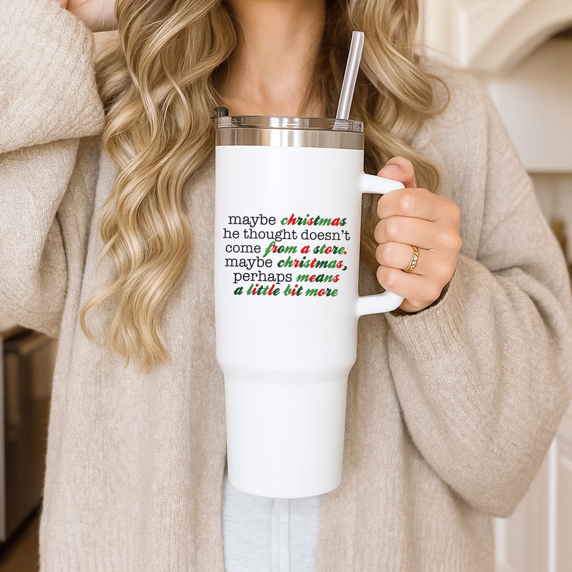Green Creature Quote Tumbler