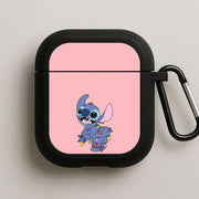 Cute Blue Alien Fairylights AirPods Case 1